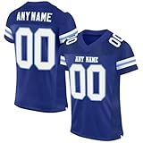 American Football Custom Jersey for Men Women Youth Personalised Name Number Team Name Logo Jerseys Customise Sports T-Shirts Quick Dry Rugby Uniform Moisture Wicking Active Tops 11