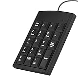 USB Numeric Keypad, Portable Mini Number Pad Number Pad Numeric Keypad for Laptop, PC Computer