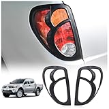JHCHAN Taillight-Guard Compatible with Mitsubishi-L200-Accessories 2006-2015 L200 Car Light-Cover Trim Protector