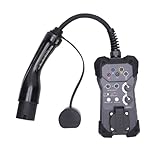 Gugxiom EVSE Test Adapter, Voltage Tester for EV Charging Station Testing with Type 2 Plug, Rotating Switches LED Indicators Compatible with Multimeters and Oscilloscopes