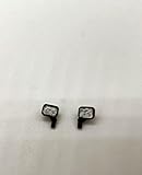 Greenhills Black & Silver Wing Mirror Pair for Scalextric TVR T400R - NEW - GP24