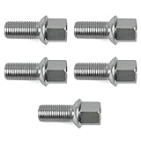ROBUST 5 Pcs Standart Wheel Nut Stud Bolt 17mm Hex M14x1.5 27mm for Audi A2 A3 A4 TT Seat Ibiza Leon Skoda Fabia Octavia Superb Volkswagen Arteon Caddy Golf Polo Touran T-Roc 431601139A 8D0601139A