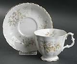 MOSS ROSE ROYAL ALBERT COFFEE CUP & SAUCER - DEMI TASSE - NEW -UK MADE