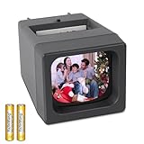 35 mm Film and Slide Viewer, 2X LED Illuminated Viewing Slide Projector for Old Slides and 35mm Film Negatives(2 AAA Batteries Included)