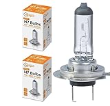 2 x Car Front Head Light Headlight H7 Bulb Light Lamp 12V For an Audi A3 and Audi A4 Headlights Bulbs