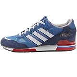Adidas Originals ZX 750 Mens Sports Casual Trainers (8.5 UK, Blue/White/Red)