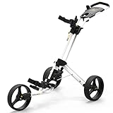 PowaKaddy Unisex PK02360 Twinline Golf Trolley - Polar White - One Size