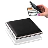 Leather Cigarette Case Holder Storage 20pcs 84mm