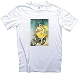 Humber Vintage Bicycle Ad T-Shirt. Gents Ladies & Kids Sizes Classic Cycling Tee:(Large) 35" Multicoloured