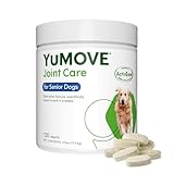YuMOVE Senior Dog Joint Supplement, Higher Strength for Joint Care, Essential Hip & Joint Support for Older Dogs with Glucosamine, Chondroitin, Green Lipped Mussel, Aged 8+, 120 Tablets