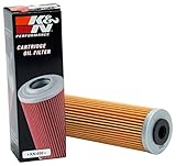 K&N Motorcycle Oil Filter: High Performance, Premium, Designed to be used with Synthetic or Conventional Oils: Fits Select KTM, Husqvarna Vehicles, KN-650, black