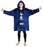 Tottenham Hotspur Hoodie, Oversized Hoodie Blanket, Football Gifts for Boys Blue