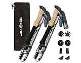 Trekology Walking Poles Women TREK-Z, Nordic Walking Poles for Men, Hiking Sticks for Men, Nordic Walking Sticks for Hiking Poles for Women Trekking Poles for Women Foldable Walking Stick Hiking Gear