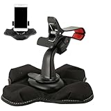 Kukyller Smartphone Beanbag Friction Dashboard Mount, Dashboard Phone Holder 360 Degree Rotatable Prevent Slip Portable Dash Phone Friction Mount