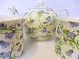 Heron Cross Pottery Tea for two in harebell design by the Abbeydale Collection.