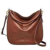 Fossil Bag for Women Jolie, Eco Leather/Polyurethane Trim Hobo brown 30.48 cm L x 12.7 cm W x 33.02 cm H ZB1434200