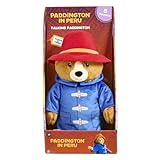 Rainbow Designs Paddington Bear Movie Talking Teddy Bear - Paddington Bear talking toy with 5 Phrases, Red Hat & Blue Duffle Coat - Cuddly Companion for Playtime Adventures