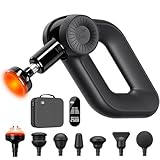 Bob and Brad D6 Pro Plus Massage Gun with Heat, Professional Deep Tissue Muscle Massager with 16mm Amplitude and OLED Screen, Powerful Percussion Massage Device for Athletes Muscle Relaxation