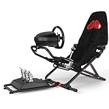 DIWANGUS Racing Simulator Cockpit with Foldable Seat Sim Racing Cockpit Steering Wheel Stand Chair Gaming Rig for Logitech G29 G920 G923 G27 G25 Thrustmaster T248X T248 T300RS T150 458