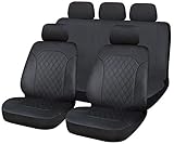 UKB4C Leatherette Full Set Front & Rear Car Seat Covers for VW Volkswagen Passat All Models