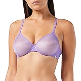 Gossard Women's Glossies Sheer Moulded Bra, Violet, 30B