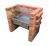 Stainless steel brick BBQ kit & oven attachment