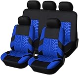 Car Seat Cover for Ford Fiesta/Fiesta Zetec S/Fiesta Mountune/Fiesta St 2000-2023 2024, Full Surround Seat Covers, Nonslip Car Seat Covers, Compatible Airbag Breathable Anti-Wear, Car Accessories