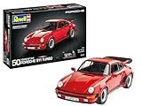 Revell Gift Set 05634 Porsche 911 Turbo 50th Anniversary 1:24 Scale Unbuilt Plastic Model Kit with Accessories