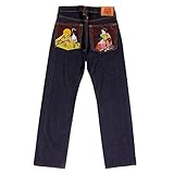 RMC Mens Japanese Selvedge Denim Jeans Son of Fuji & Lady REDM4227 Multicoloured