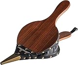 Tebery 17" x 7.5" Wooden Bellows, Lighter Fireplace Blower, Brown