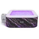 Lay-Z-Spa Florence Airjet Hot Tub with Built In LED Light System, 140 AirJet Massage System Inflatable Hot Tub With Freeze Shield Technology, 4-6 Person