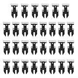 Niceminiwall Interior Body Panel Trim Retainer Clips Set of 30 for - W124 R129 W140 CLK CLS SL for SLK, Black Nylon and Rubber Moulding Fasteners for