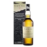 Caol Ila 12 Year Old Single Malt Whisky | 43% vol | 70cl | Scotch Whisky | Peaty Whisky from Islay | Distinct Smokiness | Fresh | Sweetly Fruity & Smooth-Bodied