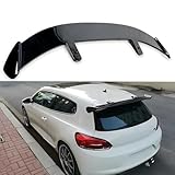 MUTUSAISI Car Universal Rear Boot Roof Spoiler Lip Top Wing Compatible with Volkswagen VW Scirocco GT/GTS/R/R-Line/BlueMotion/TDI/TSI 2008-2018 Hatchback Painted Gloss Black Accessories