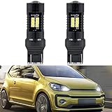 Car Daytime Running Light DRL LED Canbus Error Free Bulbs W21/5W 7443 T20 Compatible with VW Up e-UP Caddy MK4 Crafter 2E Beetle Compatible with Skoda Citigo Seat Mii