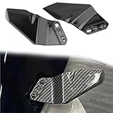 Fairing Cover For H-ONDA CBR1000RR 2004-2020 CBR1000RR-R FIREBLADE SP Motorcycle Accessories Winglet Side Spoiler Wind Flow Fixing Wing Guard Fairing Panel Protective Cover(Bright Black)