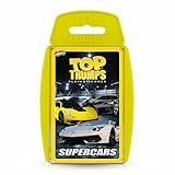 Top Trumps Supercars Classic Card Game, learn about the Aston Martin DBS, McLaren Senna and Bugatti Chiron in this educational pack, gift for ages 6 plus