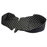 Zilimontt Motorcycle Storage Box Liner For For XMAX 300 250 400 - Black PU Leather Protective Pad - Fit Scooter Seat Cover 33X30x8cm