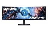 Samsung 49 Inch Odyssey G9 G91F DQHD Gaming Monitor - 144Hz, Curved 1000R, HDR 600, 1ms(GtG) AMD FreeSync Premium Pro, VA, 2 HDMI 1 DP, HAS, LS49FG910EUXXU