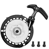 RUTU Aluminum Alloy Recoil Pull Start Starter for 2 Stroke 47cc-50cc Mini Moto ATV Quad Dirt Bike Scooter, Nylon Cog Mini Easy Pull Starter