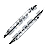 J&J AUTOMOTIVE | Side Steps Aluminium and ABS Plastic for Mercedes GLB X247 2019-up, Kit of 2 pieces (Left and Right), Mounting Material Included