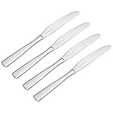Viners Everyday Purity 4 Piece 18/0 Silver Stainless Steel Table Knife Set