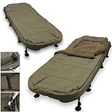 Lidsters Sleep System Deluxe 8 Leg Full Flat Fishing Bed chair Sleeping Bag LFS