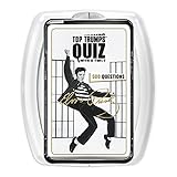 Top Trumps Elvis Presley Quiz Trivia Game English Edition, 500 questions on your favourite musician, how well do you know the king of Rock n Roll, Fun trivia game for 2+ players aged 8+