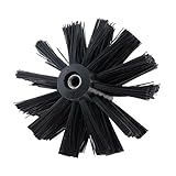 150mm 1Pc Chimney Sweep Brush,Chimney Cleaning Brush, Dryer Vent Cleaning Brush, Dryer Vent Duct Cleaner Kit, Dry Duct Sweep Tool Bristle Head Nylon for Dryer Vent Cleaning