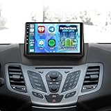 2G+32G Car Radio for Ford Fiesta 2009-2014, 9 inch Android Touch Screen Stereo, Carplay/Android Auto/WiFi/1080P/SWC/Bluetooth/Mirror Link