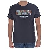 Lambretta Mens T-Shirts A Way of Life Printed Casual MOD UK S-4XL (UK Small, Navy Scooter)