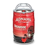 Adnams Broadside Bitter 4.7% ABV | Mini Keg 5L | Premium English Bitter | Rich Fruitcake Flavours | Vegan Friendly
