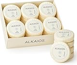 Alkaios Tissue Pleated Soap 50 x 15g | Individually Wrapped Guest Soaps | Mini Hotel Toiletries Bulk Pack | Travel Soap Bars for Hotels, Airbnb, Holiday Lets | Mason Miller