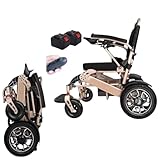 Automatic Foldable Electric Wheelchair Auto Folding Power Chair Mobility Chair 2 X 13 ah Removable Batteries 6 KMPH Speed 250 Watt Powerful Motor Lightweight Aluminium Frame Suspension Remote Control